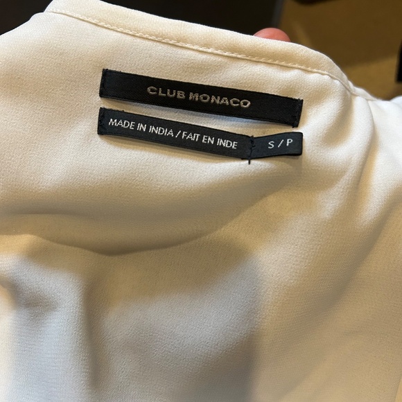 Club Monaco Silver Sequin racer-back Swing Dress - Picture 4 of 10